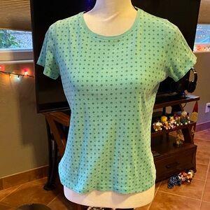 Polka Dot Women's Top - Light Blue